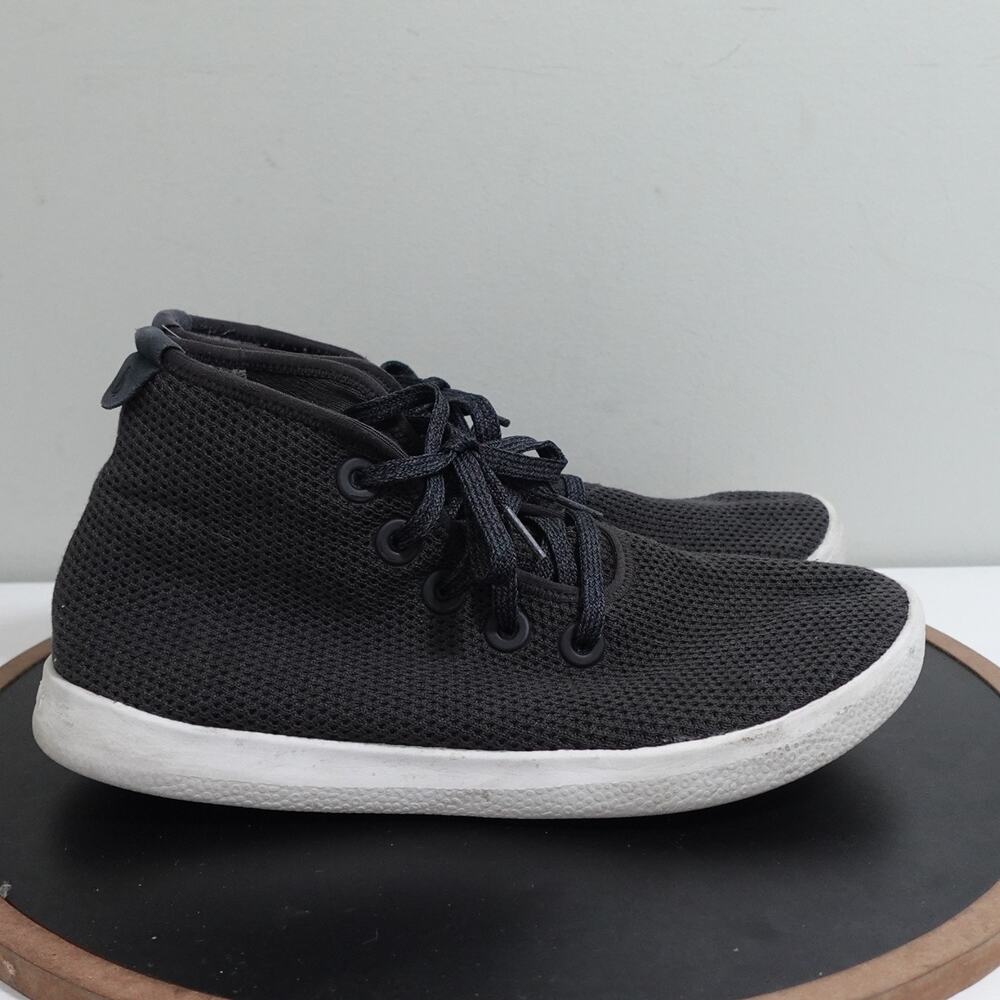 Allbirds Tree‎ Toppers Women 11 High Top Sneakers Charcoal Gray White Minimalist